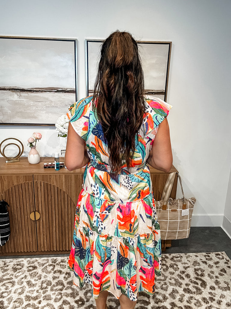 Tropical Vacation Dress (S-2XL)-180 Dresses-UMGEE-Hello Friends Boutique-Woman's Fashion Boutique Located in Traverse City, MI
