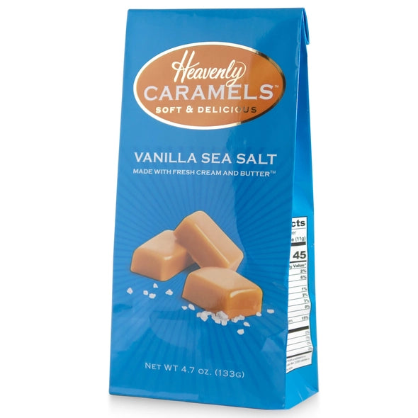 Vanilla Sea Salt | Heavenly Caramels 4.7oz-300 Treats/Gift-Heavenly Caramels-Hello Friends Boutique-Woman's Fashion Boutique Located in Traverse City, MI