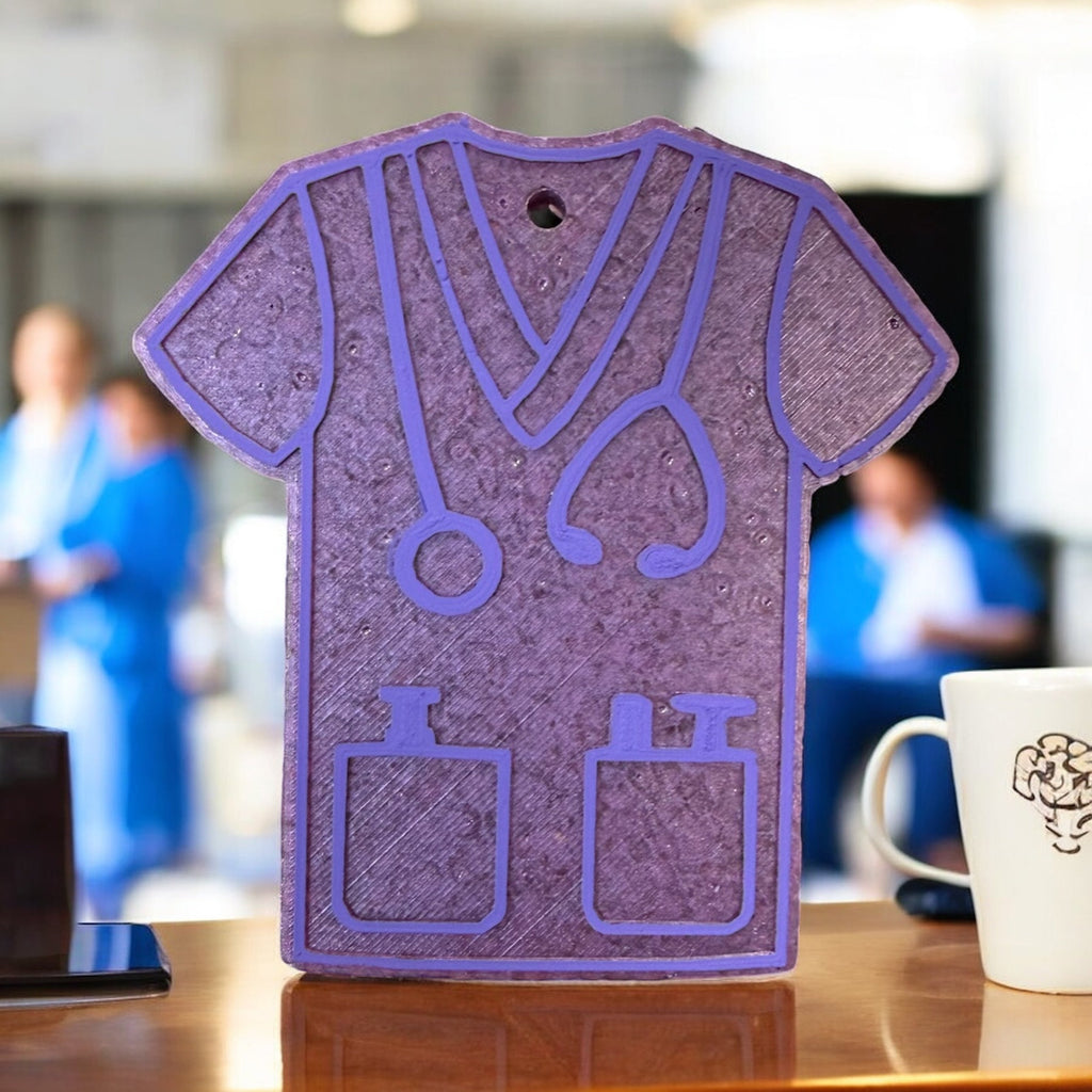 Purple Scrub Top Freshie-Bug & Bean Freshies-Hello Friends Boutique-Woman's Fashion Boutique Located in Traverse City, MI