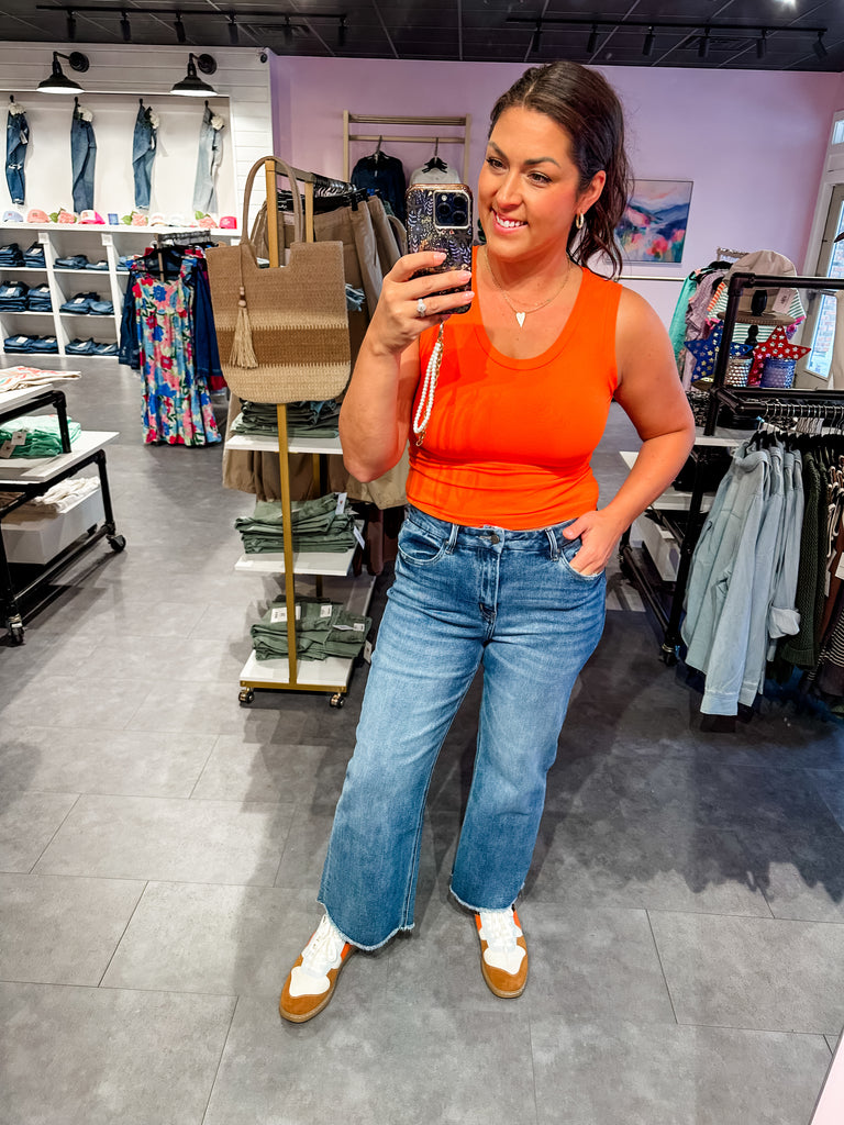 On The Bright Side High Rise Wide Leg Denim (24-32)-200 Denim-Mica Denim-Hello Friends Boutique-Woman's Fashion Boutique Located in Traverse City, MI
