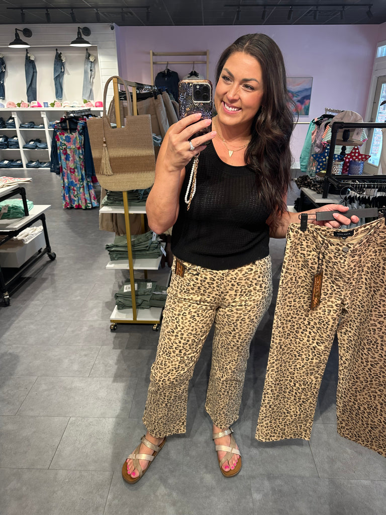 Wild Love Mid Rise Slim Straight Pants (0-15)-200 Denim-RISEN-Hello Friends Boutique-Woman's Fashion Boutique Located in Traverse City, MI