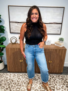 Easy To Miss High Rise Denim in Medium Wash (3-15)-200 Denim-RISEN-Hello Friends Boutique-Woman's Fashion Boutique Located in Traverse City, MI