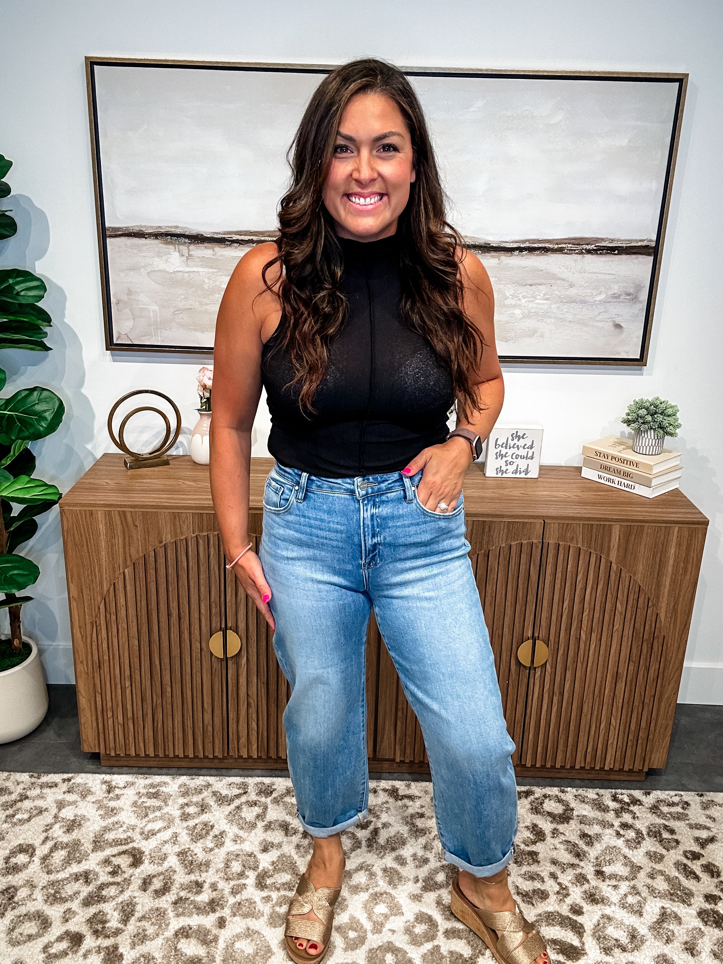 Easy To Miss High Rise Denim in Medium Wash (3-15)-200 Denim-RISEN-Hello Friends Boutique-Woman's Fashion Boutique Located in Traverse City, MI