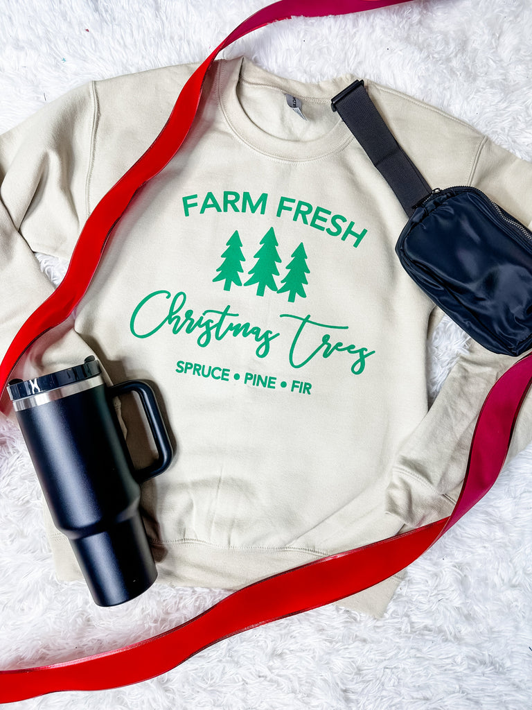 Farm Fresh Sweatshirt (S-3XL)-130 Graphic Tees-Imperial Apparel-Hello Friends Boutique-Woman's Fashion Boutique Located in Traverse City, MI
