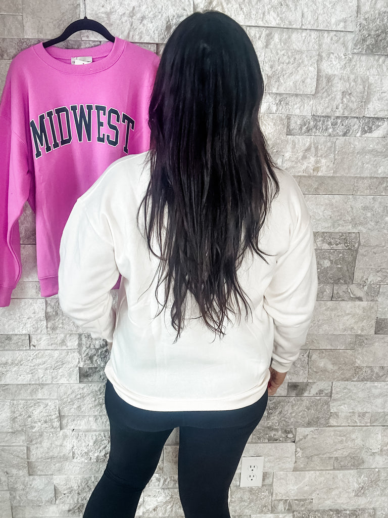 Midwest Graphic Sweatshirt (S-L)-140 Sweaters-Zenana-Hello Friends Boutique-Woman's Fashion Boutique Located in Traverse City, MI