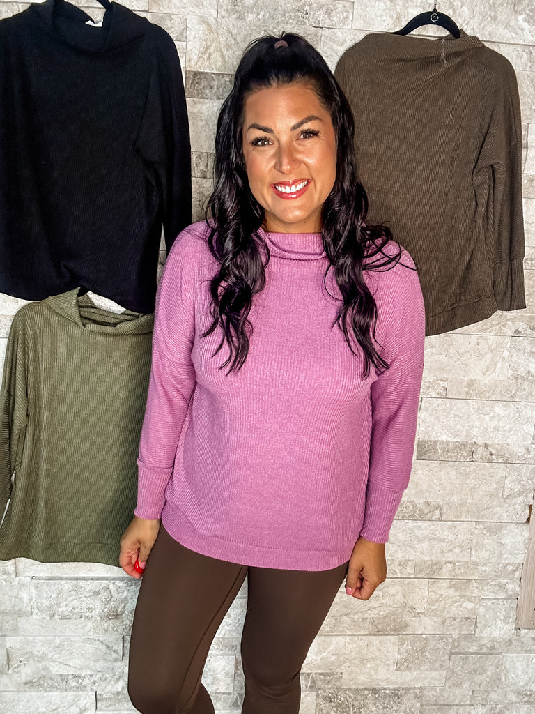 Essential Comfort Top (S-3XL)-110 Long Sleeve-Andree By Unit-Hello Friends Boutique-Woman's Fashion Boutique Located in Traverse City, MI