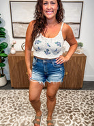 Early Evening Shorts (S-3XL)-220 Shorts/Skirts/Skorts-RISEN-Hello Friends Boutique-Woman's Fashion Boutique Located in Traverse City, MI