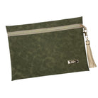 LIVE BOX- Suede Soul Olive - Top Zip Large