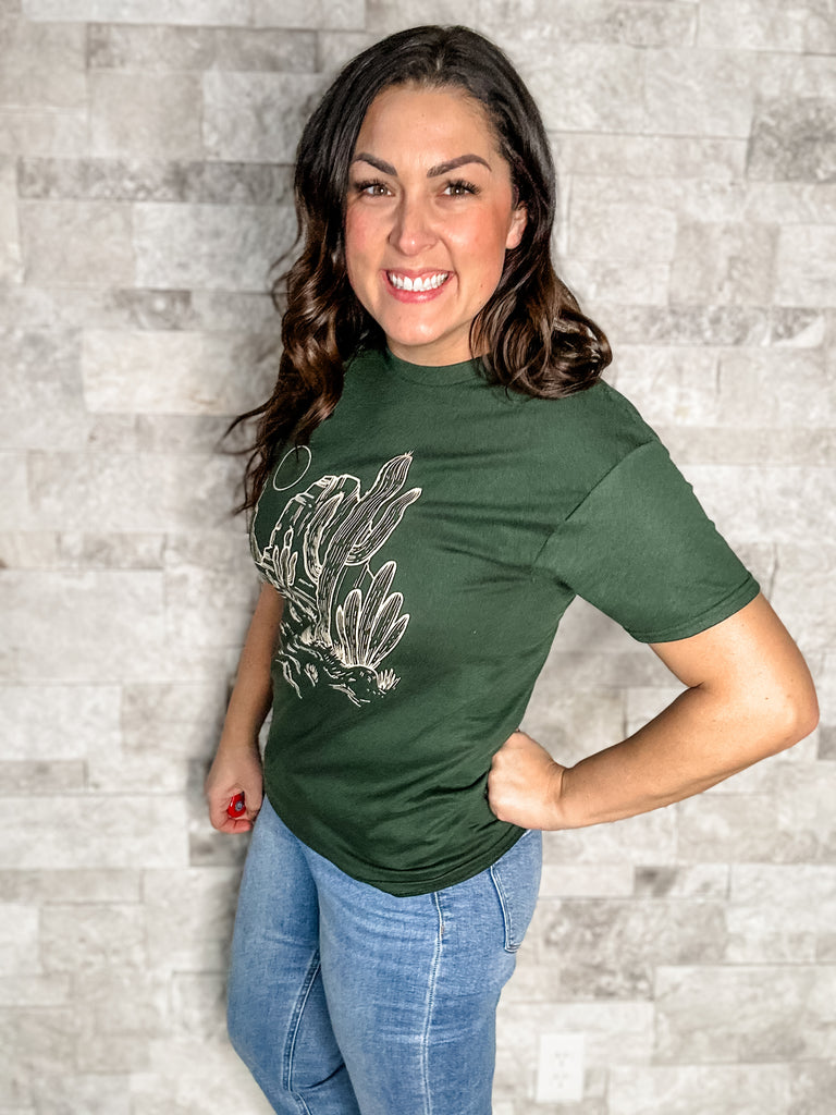 Desert Forest Tee (S-3XL)-130 Graphic Tees-Imperial Apparel-Hello Friends Boutique-Woman's Fashion Boutique Located in Traverse City, MI