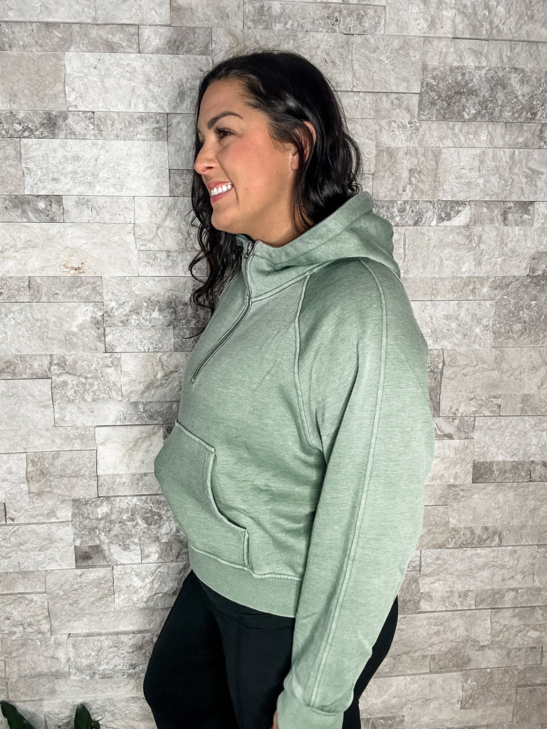 Fall Easy Does It Pullover in Green (S/M-3XL)-140 Sweaters-Blakeley-Hello Friends Boutique-Woman's Fashion Boutique Located in Traverse City, MI