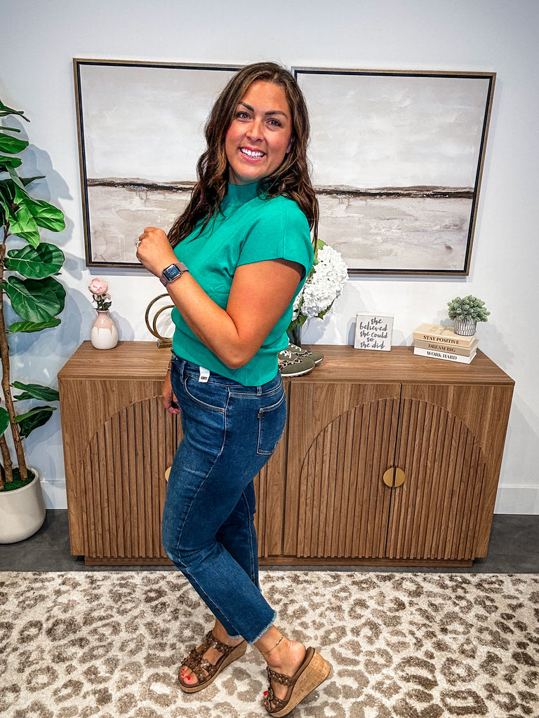 The City Chic Kick Flares (0-24W)-200 Denim-Judy Blue-Hello Friends Boutique-Woman's Fashion Boutique Located in Traverse City, MI