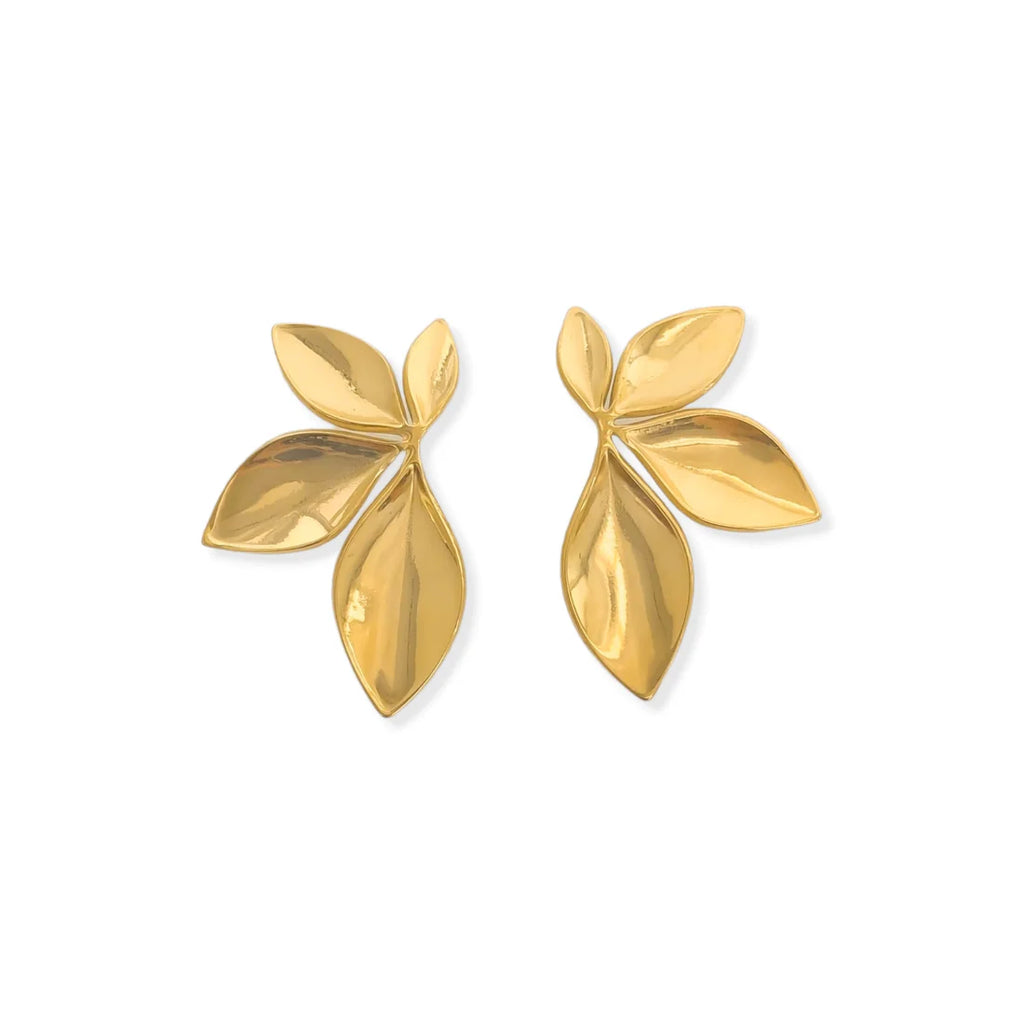 Four-Petal Leaf Earrings-240 Jewelry-omgblings-Hello Friends Boutique-Woman's Fashion Boutique Located in Traverse City, MI