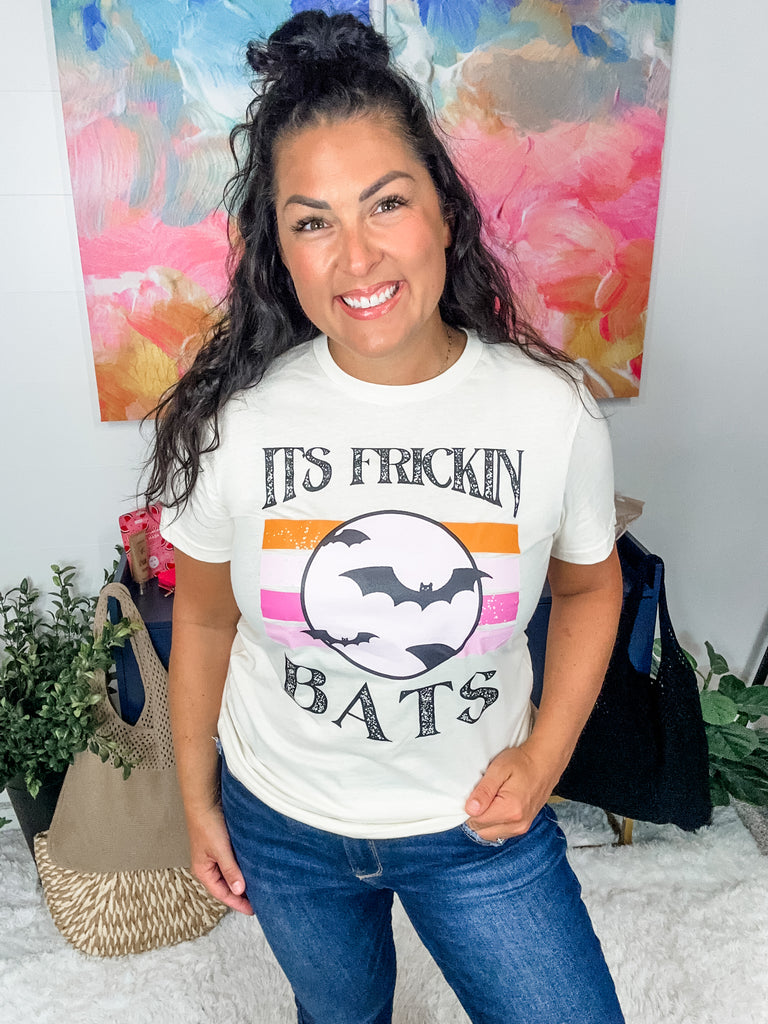 It's Frickin Bats Tee (S-4XL)-131 On Demand Graphic-SunFrog-Hello Friends Boutique-Woman's Fashion Boutique Located in Traverse City, MI