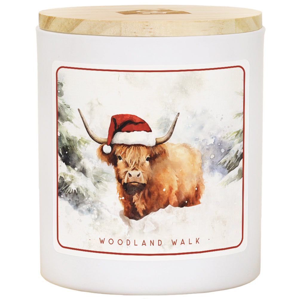 Christmas Highland Cow Woodland Walk-500 History-Sincere Surroundings-Hello Friends Boutique-Woman's Fashion Boutique Located in Traverse City, MI