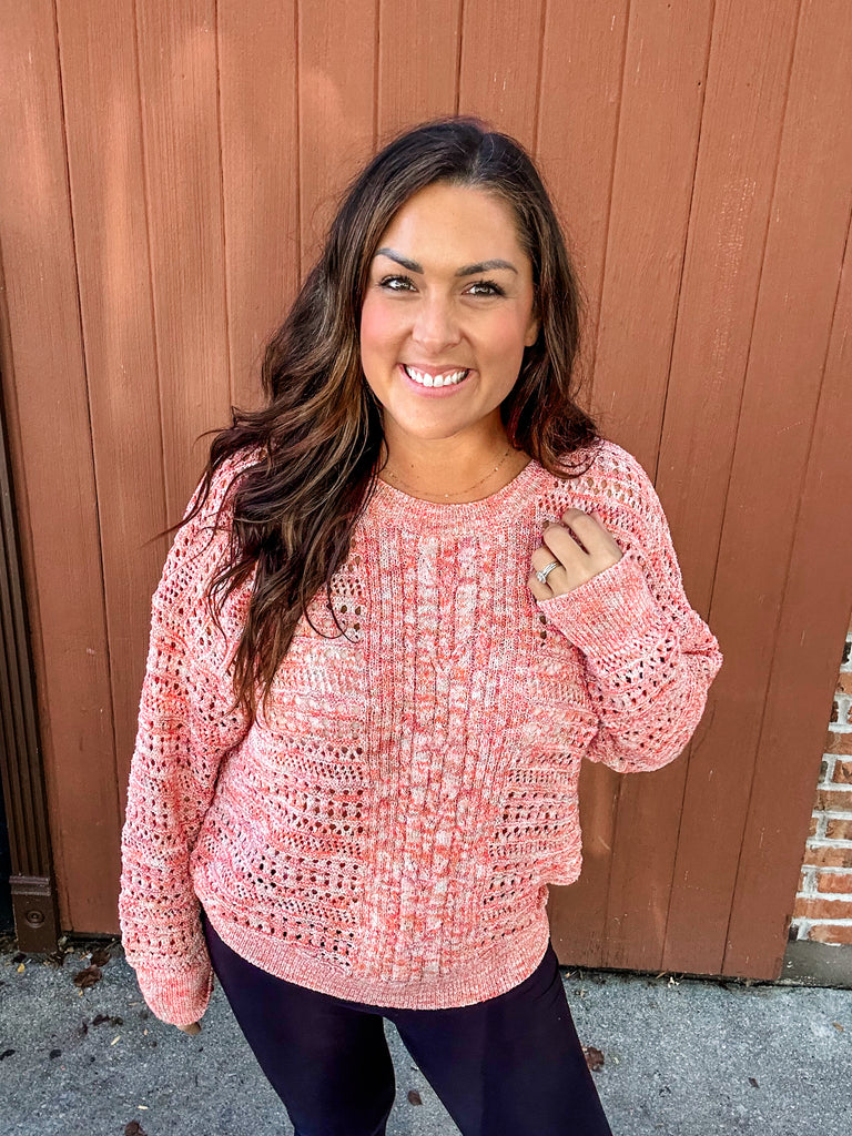 Threaded Vibes Top (S-L)-110 Long Sleeve-Easel-Hello Friends Boutique-Woman's Fashion Boutique Located in Traverse City, MI