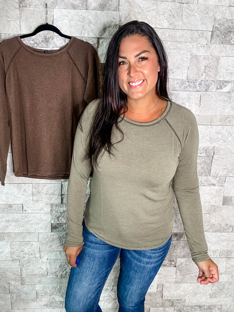 Be Confident Top (S-XL)-110 Long Sleeve-Staccato-Hello Friends Boutique-Woman's Fashion Boutique Located in Traverse City, MI