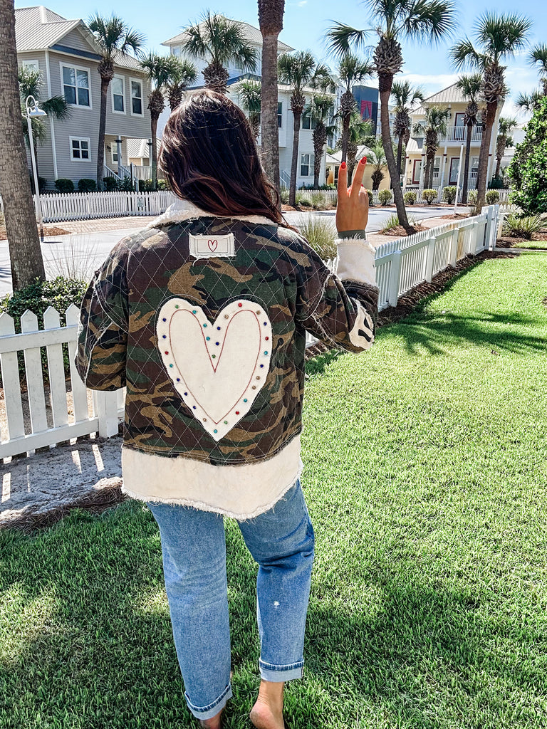 Boss Babe Loving Jacket (S-L)-170 Outerwear/Jackets-POL-Hello Friends Boutique-Woman's Fashion Boutique Located in Traverse City, MI