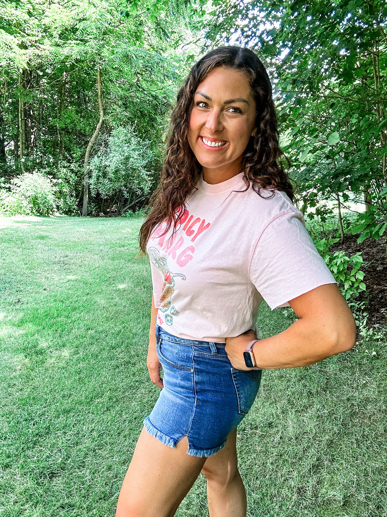 Rebel Rise Frayed Shorts (S-3XL)-220 Shorts/Skirts/Skorts-RISEN-Hello Friends Boutique-Woman's Fashion Boutique Located in Traverse City, MI