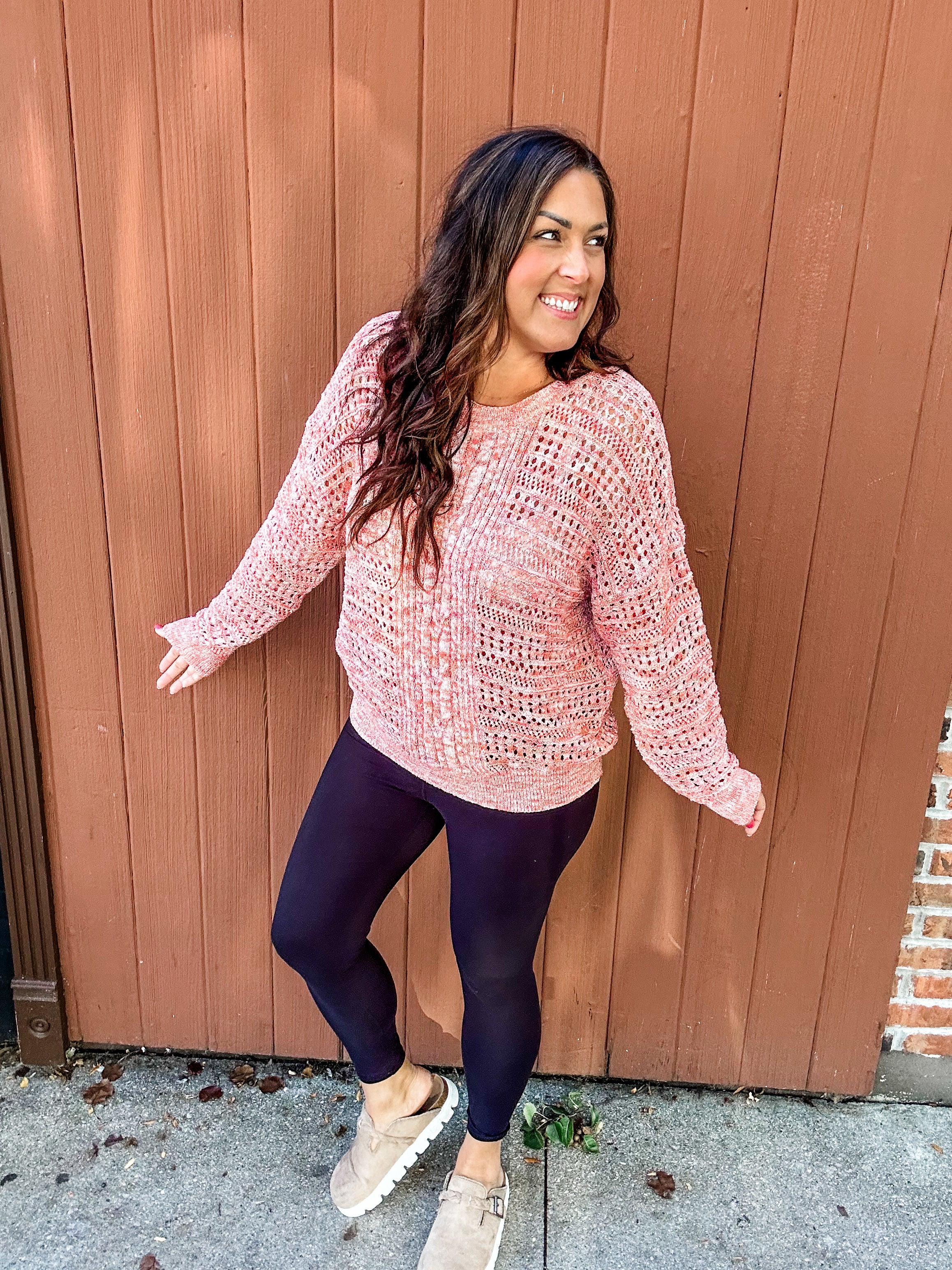 Threaded Vibes Top (S-L)-110 Long Sleeve-Easel-Hello Friends Boutique-Woman's Fashion Boutique Located in Traverse City, MI