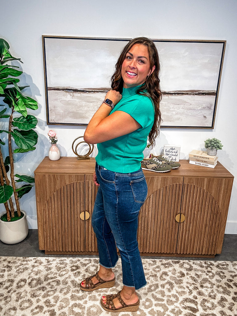 The City Chic Kick Flares (0-24W)-200 Denim-Judy Blue-Hello Friends Boutique-Woman's Fashion Boutique Located in Traverse City, MI