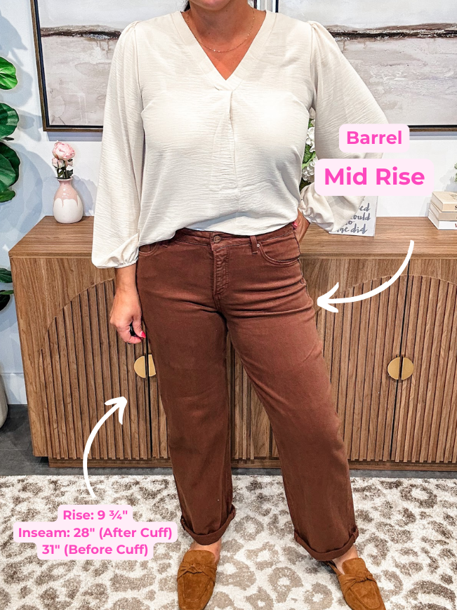 Breezy Barrel Bottoms (0-15, 1X-3X)-200 Denim-RISEN-Hello Friends Boutique-Woman's Fashion Boutique Located in Traverse City, MI