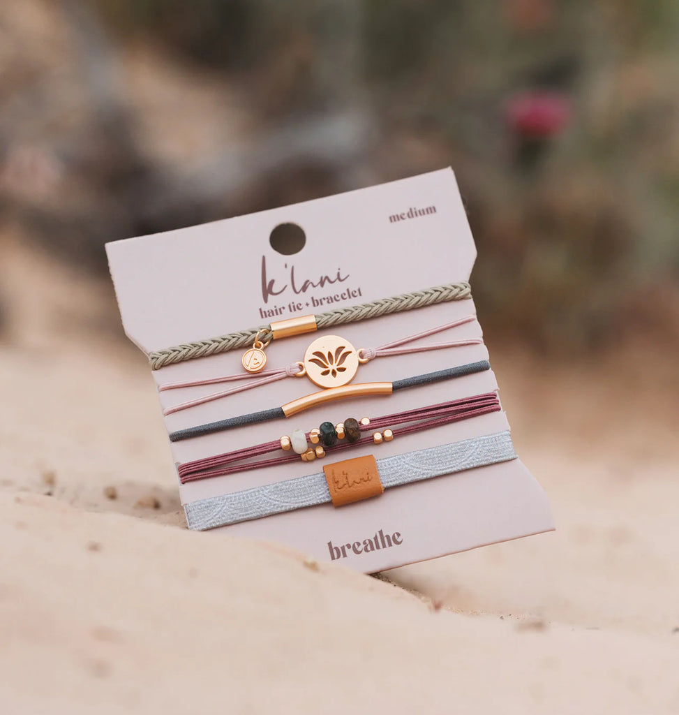 K'Lani Hair Tie Bracelets - Breathe-240 Jewelry-K'Lani-Hello Friends Boutique-Woman's Fashion Boutique Located in Traverse City, MI