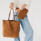 Dawn Suede Carryall Tote-Tote Bag-Pretty Simple