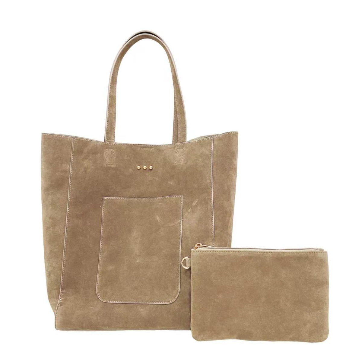 Dawn Suede Carryall Tote-Tote Bag-Pretty Simple