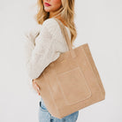 Dawn Suede Carryall Tote-Tote Bag-Pretty Simple
