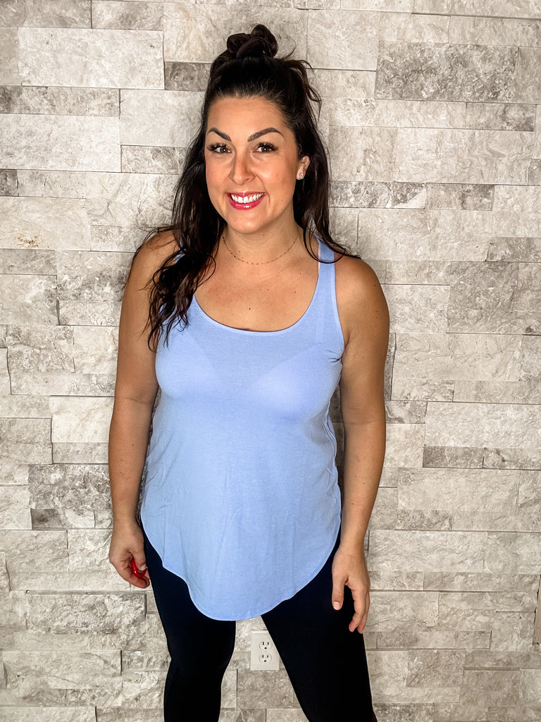 Hopeful Dreams Top in Spring Blue (S-3XL)-120 Sleeveless-Zenana-Hello Friends Boutique-Woman's Fashion Boutique Located in Traverse City, MI