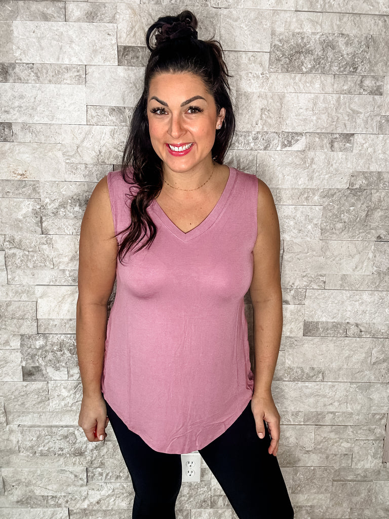 Love Shack Top in Light Rose (S-XL)-120 Sleeveless-Zenana-Hello Friends Boutique-Woman's Fashion Boutique Located in Traverse City, MI