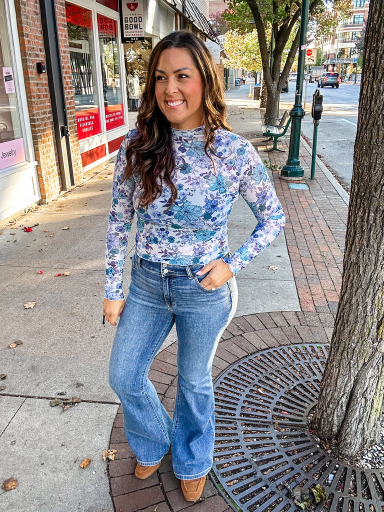 Golden Hour Flare Jeans (0-24W)-200 Denim-Judy Blue-Hello Friends Boutique-Woman's Fashion Boutique Located in Traverse City, MI