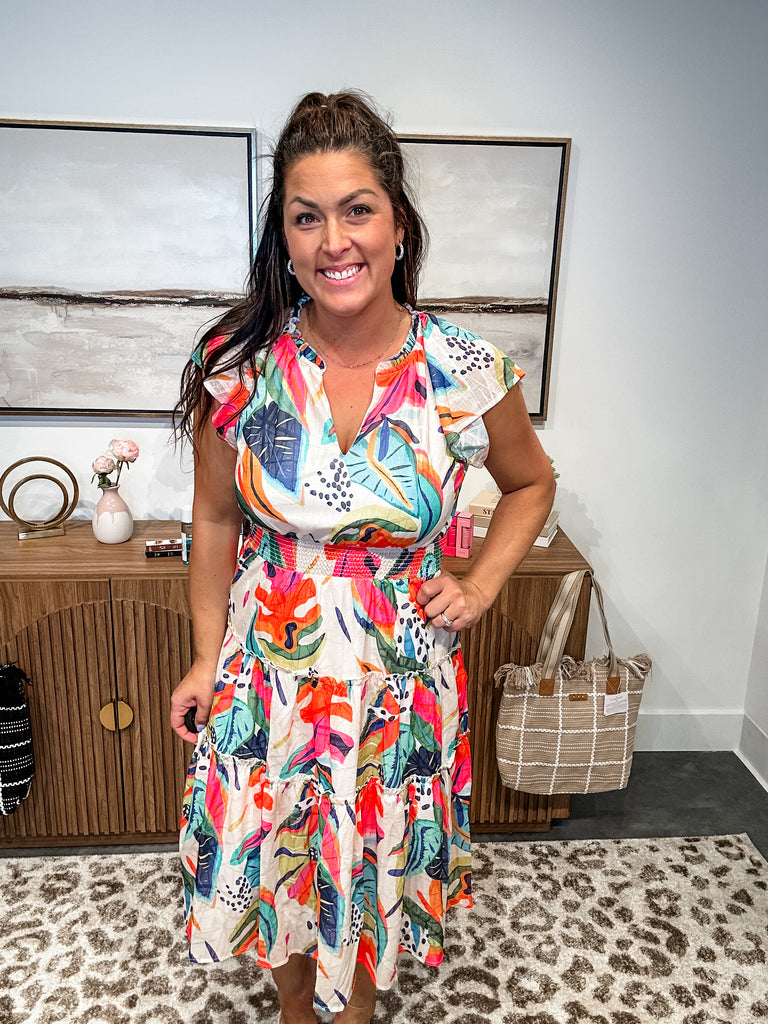 Tropical Vacation Dress (S-2XL)-180 Dresses-UMGEE-Hello Friends Boutique-Woman's Fashion Boutique Located in Traverse City, MI