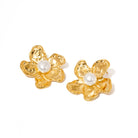 Georgia Flower Earrings - WATERPROOF-Earrings-Pretty Simple