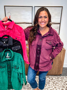 Cozy Comet Fleece Shacket (S-XL)-170 Jackets-Zenana-Hello Friends Boutique-Woman's Fashion Boutique Located in Traverse City, MI