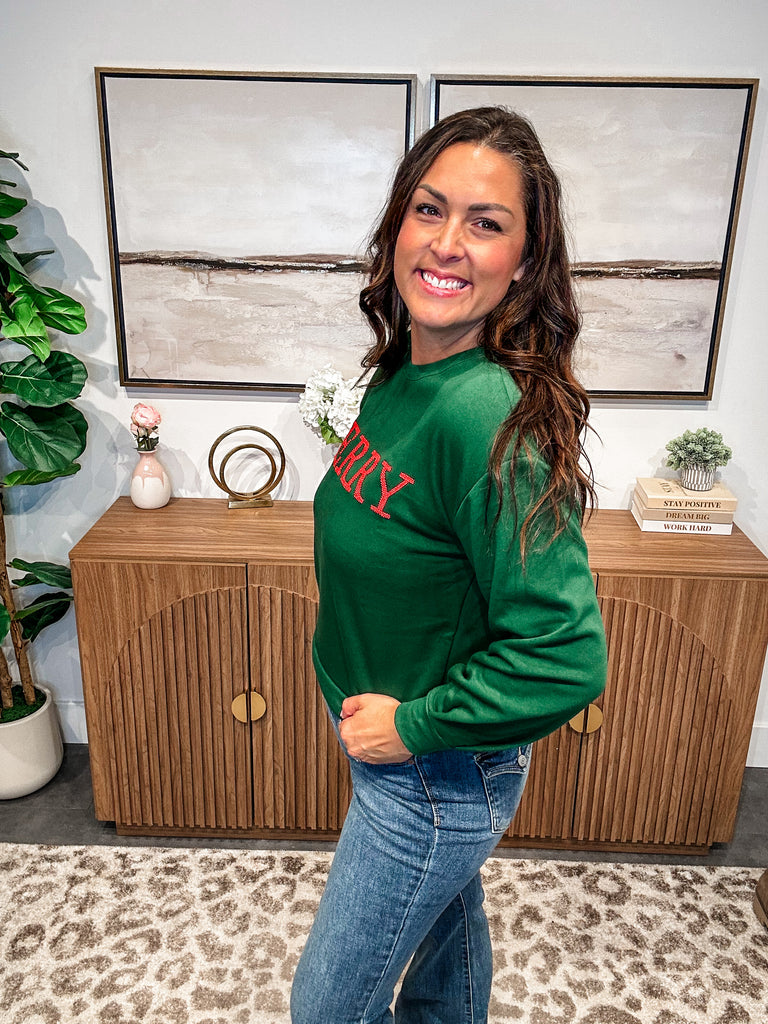 Sparkle Season Sweatshirt (S-1XL)-130 Graphic Tees-Merigold Kiss-Hello Friends Boutique-Woman's Fashion Boutique Located in Traverse City, MI