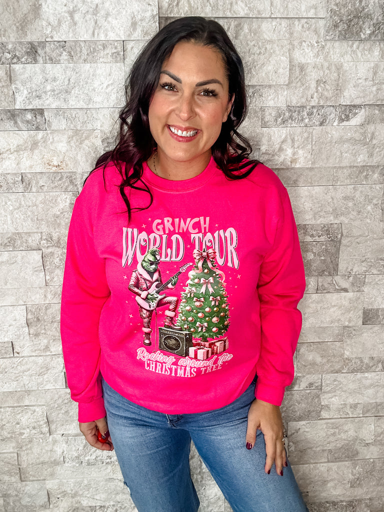 Grinch World Tour Sweatshirt (S-3XL)-500 History-Vivid Tee Company-Hello Friends Boutique-Woman's Fashion Boutique Located in Traverse City, MI