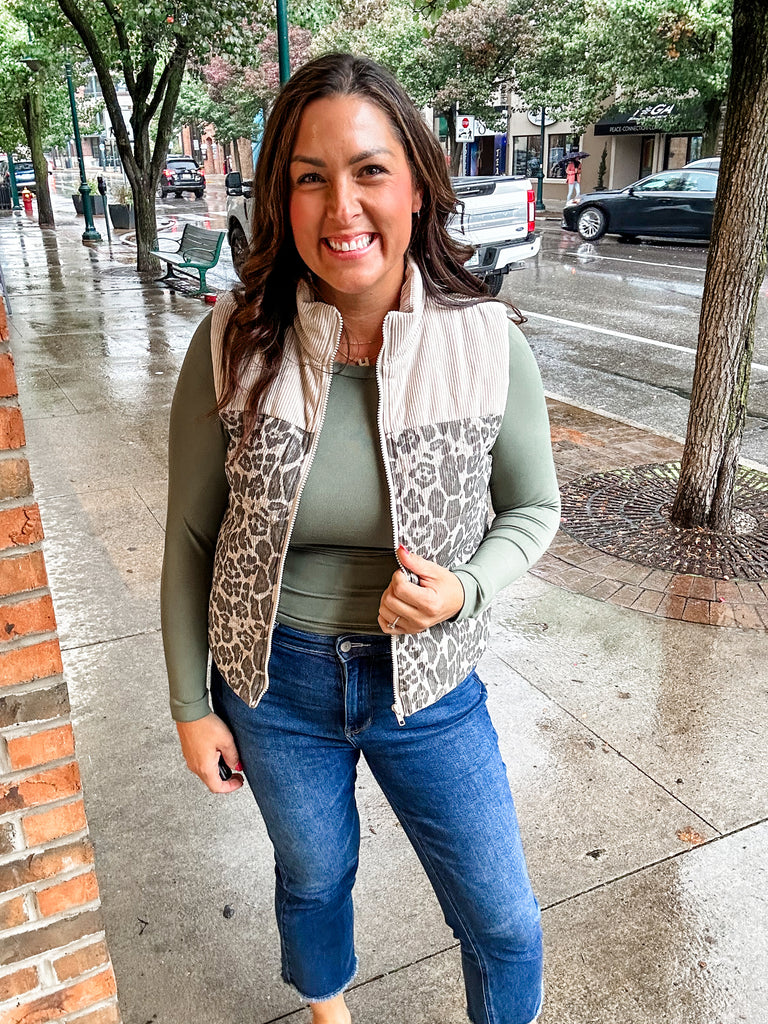 Fierce & Fluffy Puffer Vest (S-XL)-120 Sleeveless-Staccato-Hello Friends Boutique-Woman's Fashion Boutique Located in Traverse City, MI