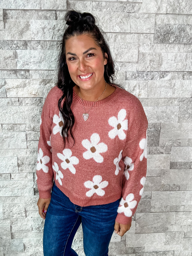 A Great Escape Sweater (S-XL)-110 Long Sleeve-7th Ray-Hello Friends Boutique-Woman's Fashion Boutique Located in Traverse City, MI