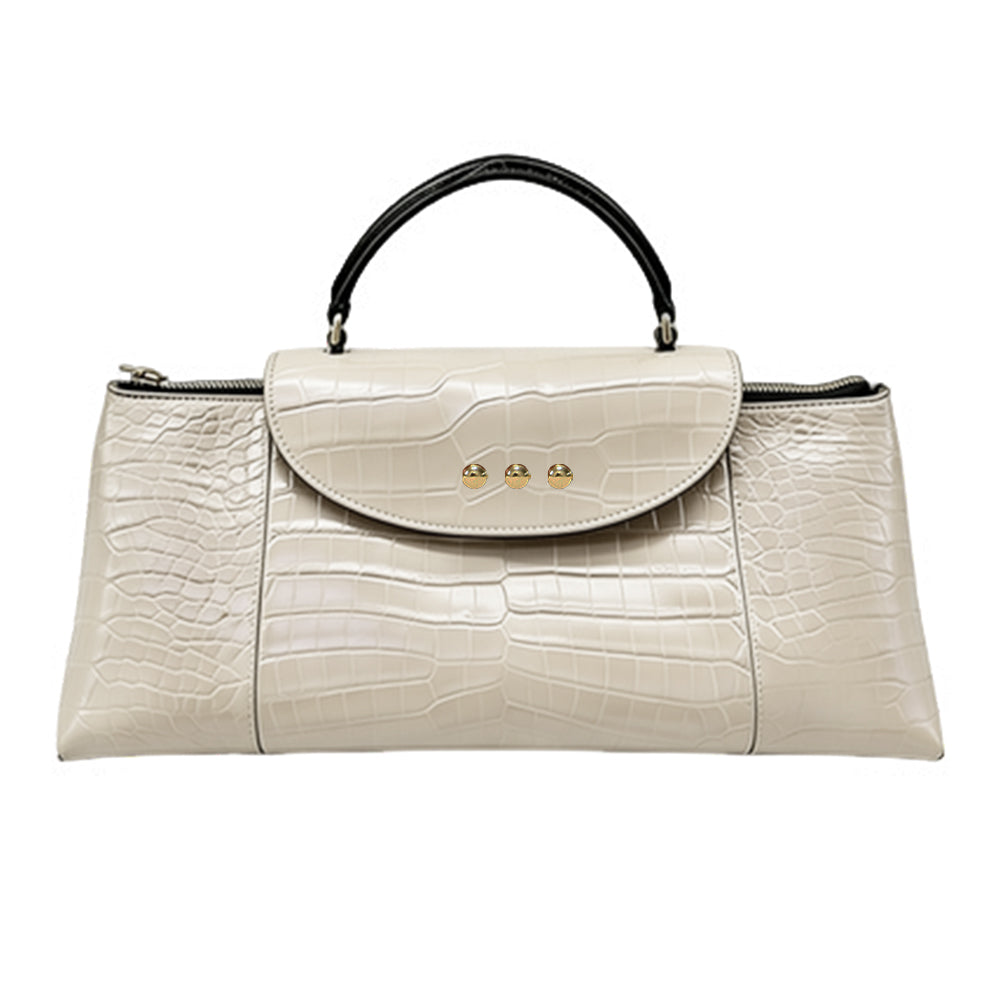 Elena Croc Embossed Crossbody-Crossbody Bag-Pretty Simple