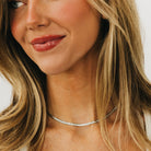 Ella Herringbone Necklace - WATERPROOF-Necklace-Pretty Simple