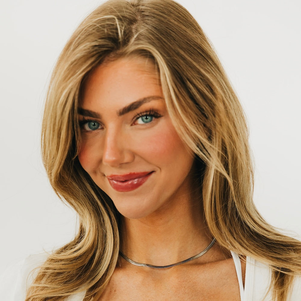 Ella Herringbone Necklace - WATERPROOF-Necklace-Pretty Simple