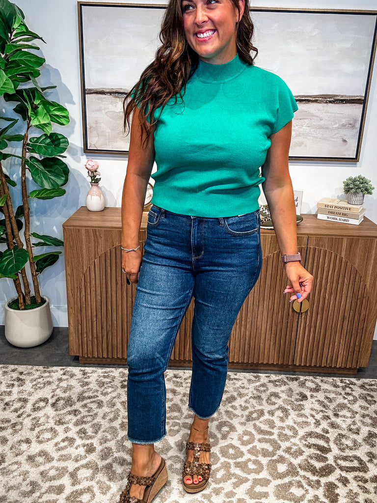The City Chic Kick Flares (0-24W)-200 Denim-Judy Blue-Hello Friends Boutique-Woman's Fashion Boutique Located in Traverse City, MI