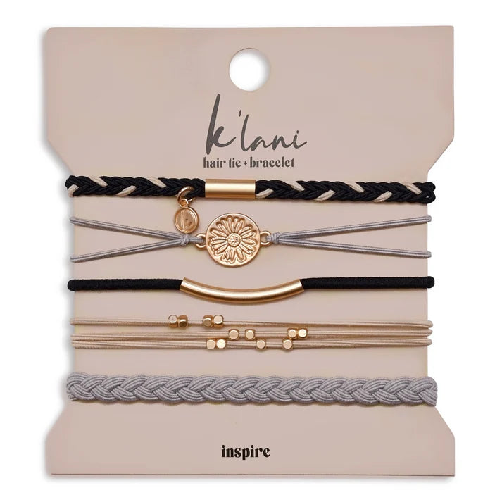 K'Lani Hair Tie Bracelets - Inspire-240 Jewelry-K'Lani-Hello Friends Boutique-Woman's Fashion Boutique Located in Traverse City, MI