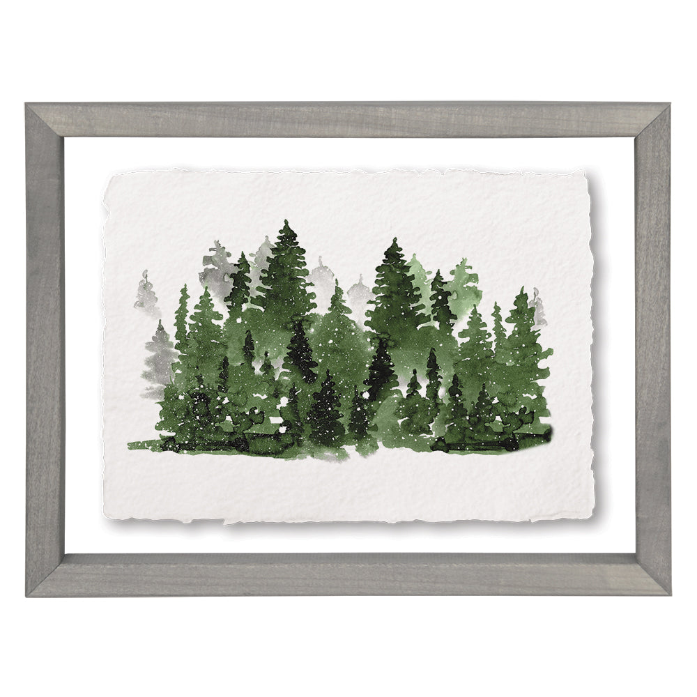 Evergreen Forest - Floating Frame Art-500 History-Sincere Surroundings-Hello Friends Boutique-Woman's Fashion Boutique Located in Traverse City, MI