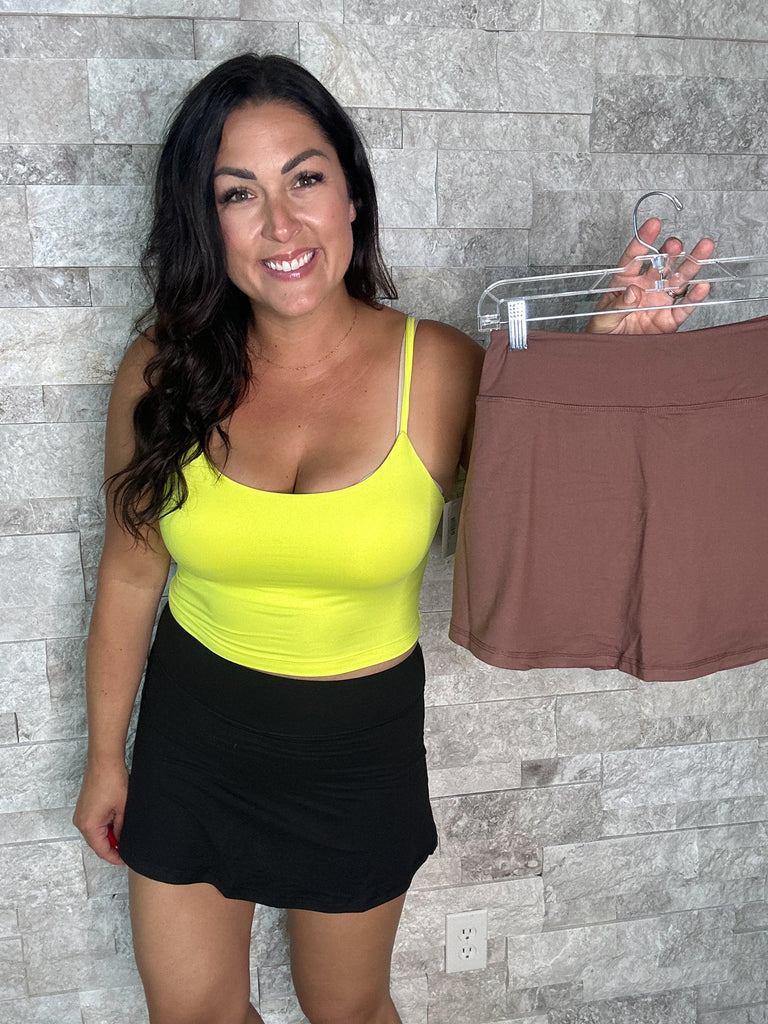 Dancing On My Own Skort (S-3XL)-220 Shorts/Skirts/Skorts-Rae Mode-Hello Friends Boutique-Woman's Fashion Boutique Located in Traverse City, MI