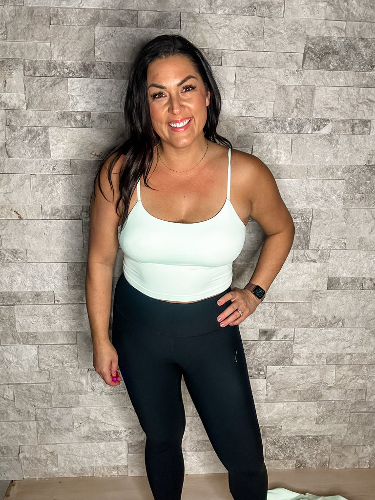 Worth The Chase Camisole in Morning Mint (S-3XL)-120 Sleeveless-Rae Mode-Hello Friends Boutique-Woman's Fashion Boutique Located in Traverse City, MI