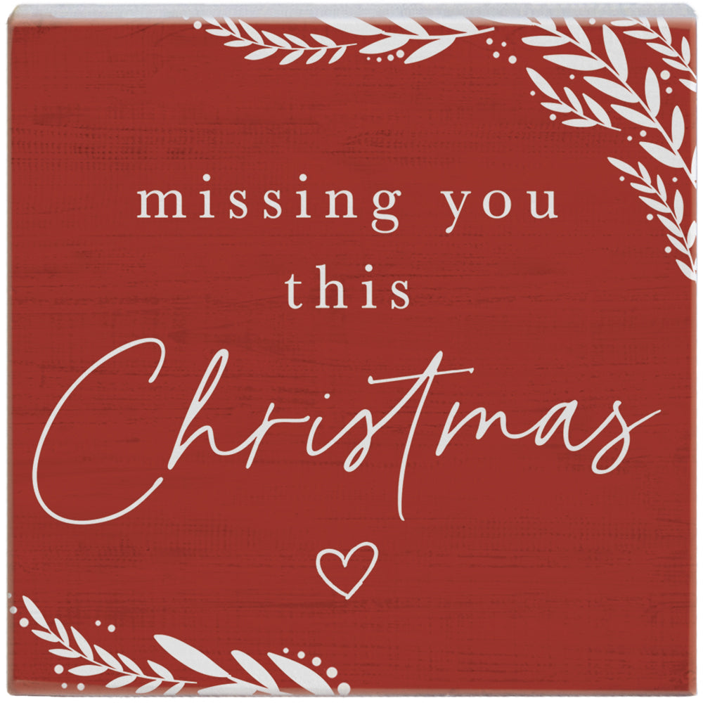 Missing You Christmas Gift A Block-500 History-Sincere Surroundings-Hello Friends Boutique-Woman's Fashion Boutique Located in Traverse City, MI