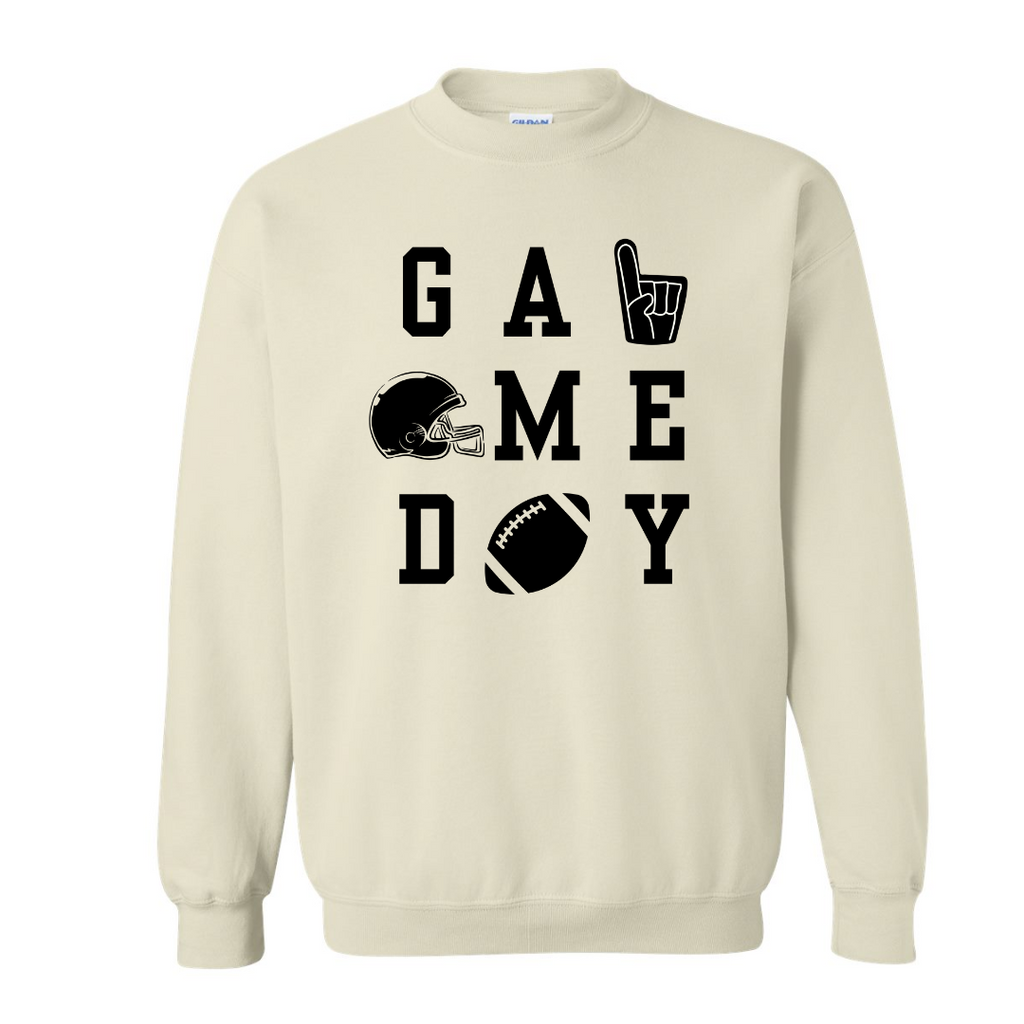 Neutral Game Day Sweatshirt (S-3XL)-131 On Demand Graphic-SunFrog-Hello Friends Boutique-Woman's Fashion Boutique Located in Traverse City, MI