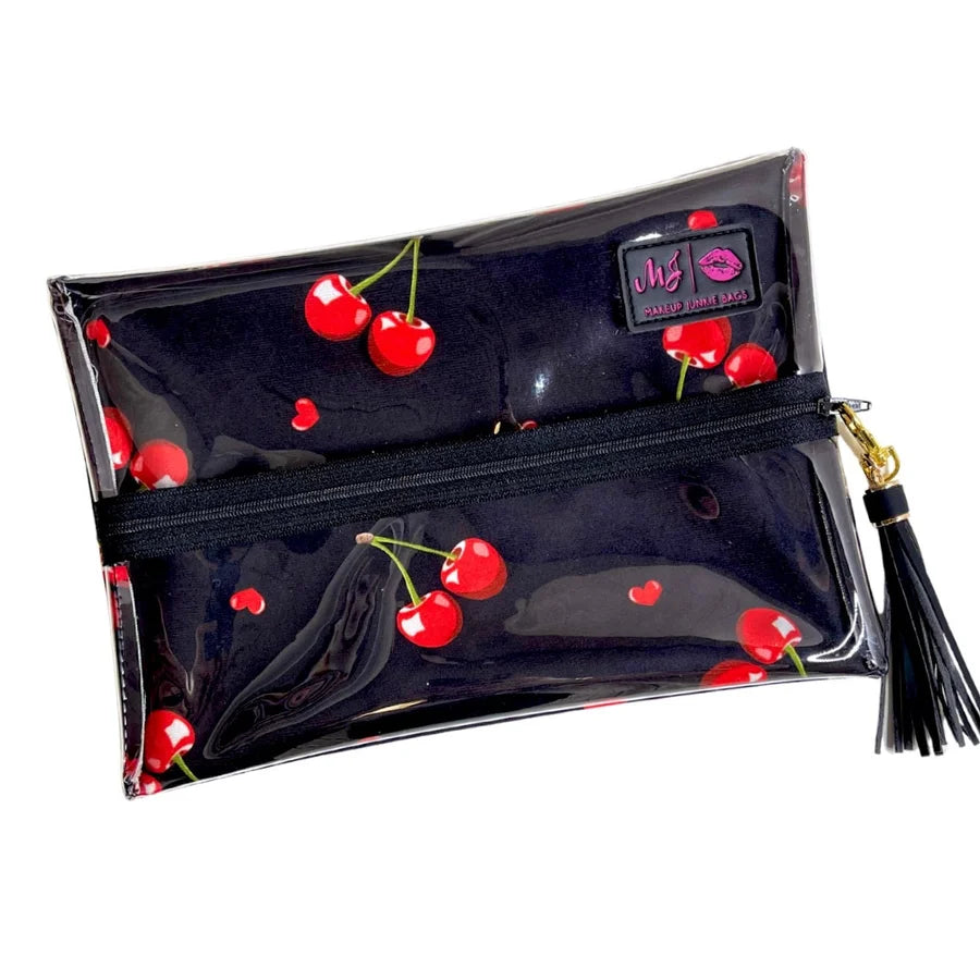 Cherry on Top MakeUp Junkie Bag-260 Bags-Makeup Junkie Bags-Hello Friends Boutique-Woman's Fashion Boutique Located in Traverse City, MI